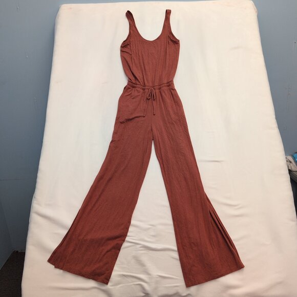 Athleta Brown Wide-Leg Tank Jumpsuit Size 2 - Picture 2 of 11